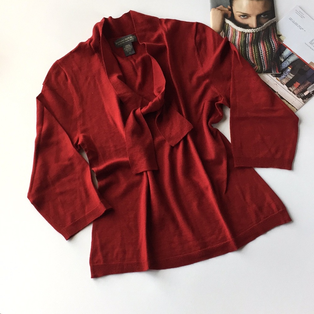๐ด SOLD ๐ด BANANA REPUBLIC Italian merino sweater - Picture 4 of 6